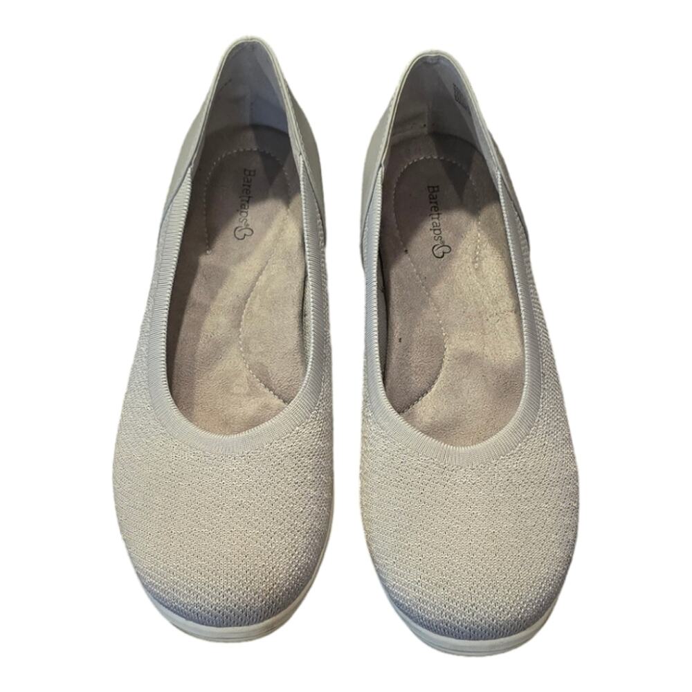 Baretraps Marirly Grey Comfy Cushioned Flats Shoes Women's Size 11